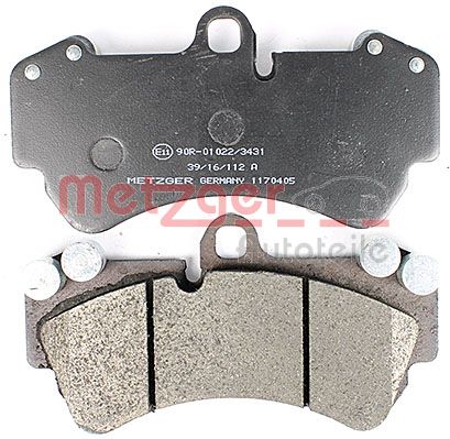 METZGER 1170405 GREENPARTS Bremsbelagsatz, Scheibenbremse